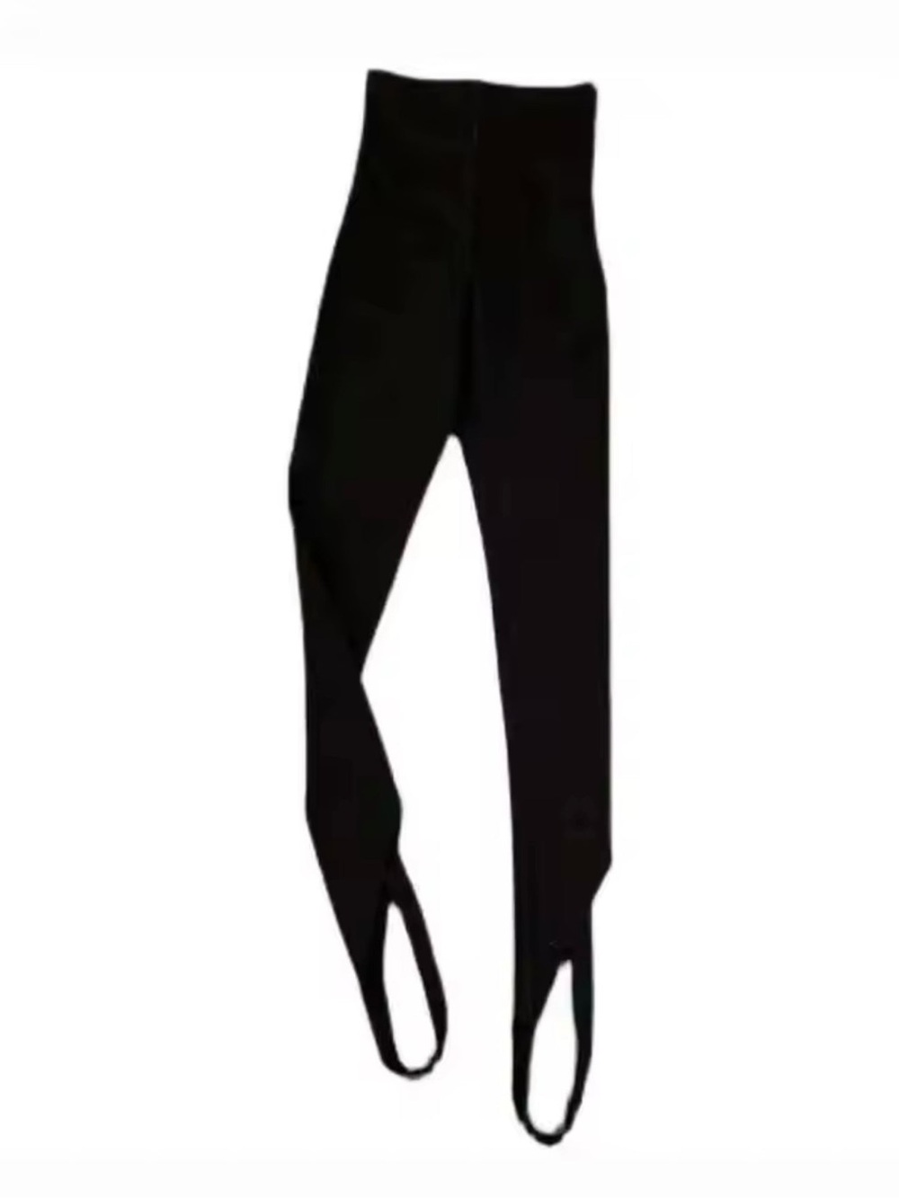 Black Women's Stirrup High-Waist Leggings
